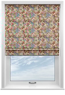Botanist, Garnet - Twist&Fit Roman Blind